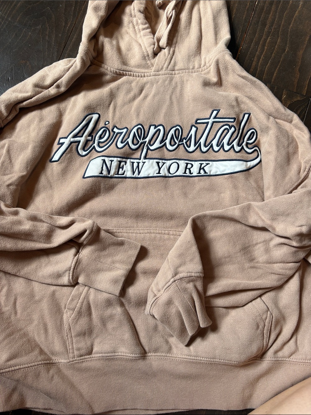 Aéropostale New York Hoodie in Beige
